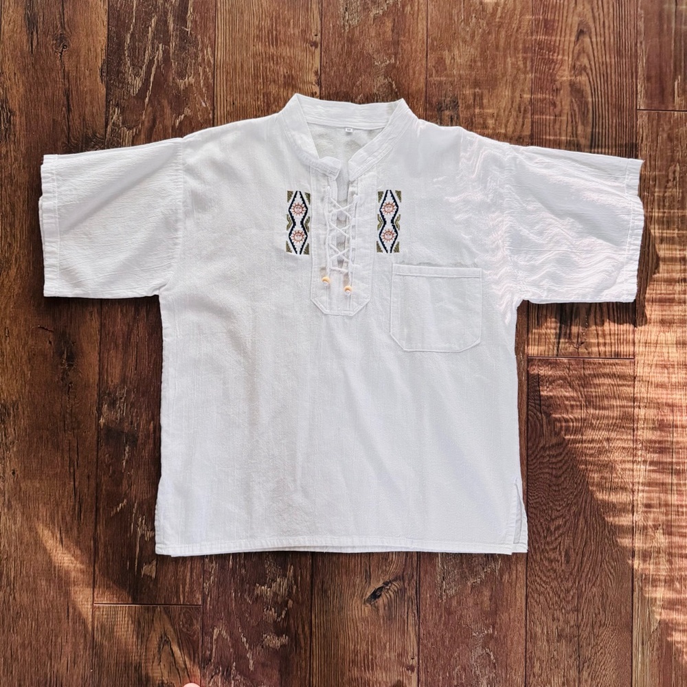Pull over top lightweight boho style size M